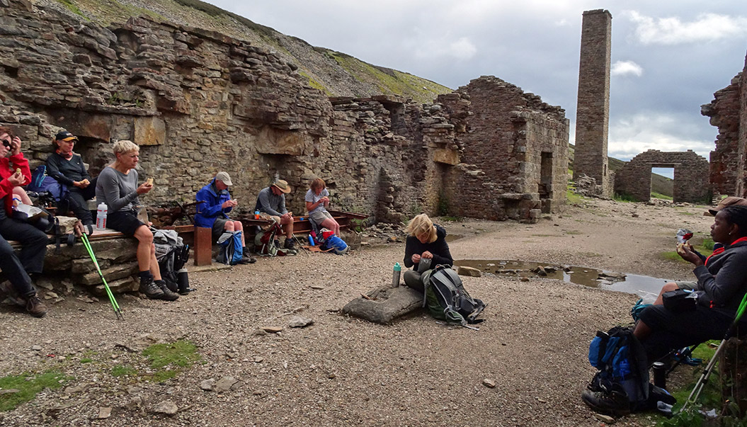 Break in English ruins on a Walkers' Britain Coast to Coast walk