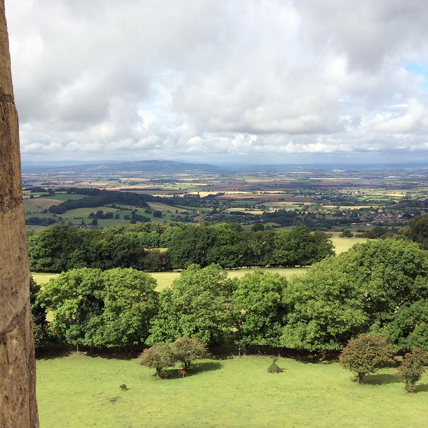 Views from Broadway Tower in Cotswolds, Walkers' Britain UK