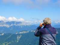 Capturing the alpine views