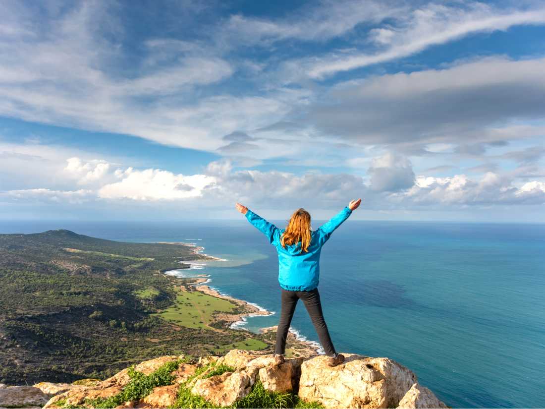 Discover incredible views on a coastal hike in Cyprus