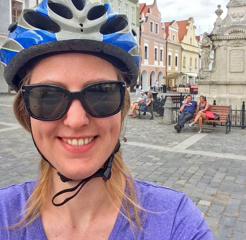 A happy cyclist in beautiful Czech Republic |  Els van Veelen