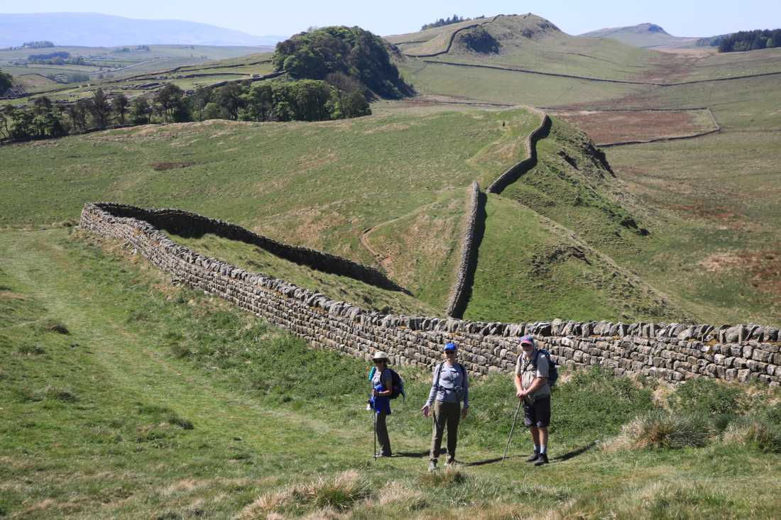 The wall stretching far into the distance. |  John Millen