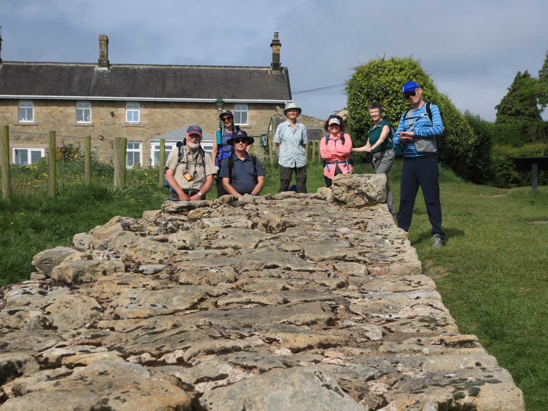 Section of Hadrian's Wall in suburb of Newcastle-upon-Tyne |  John Millen