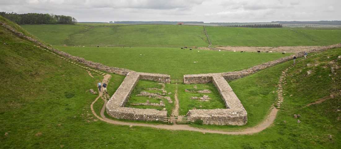 Roman ruins along the Hadrian's Wall Path |  Matt Sharman