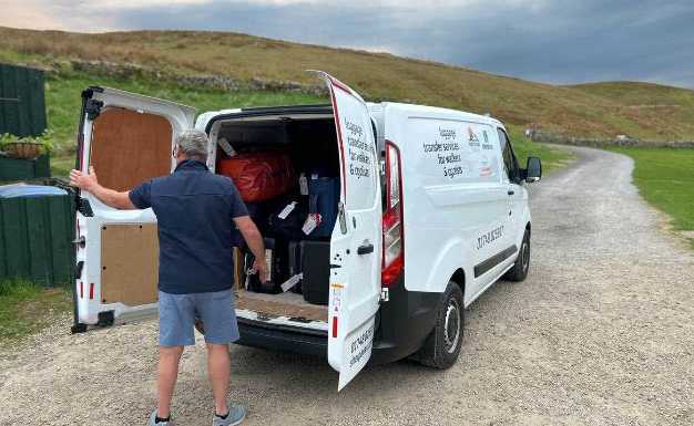 Sherpa Van luggage transfers |  Tegan Pereira