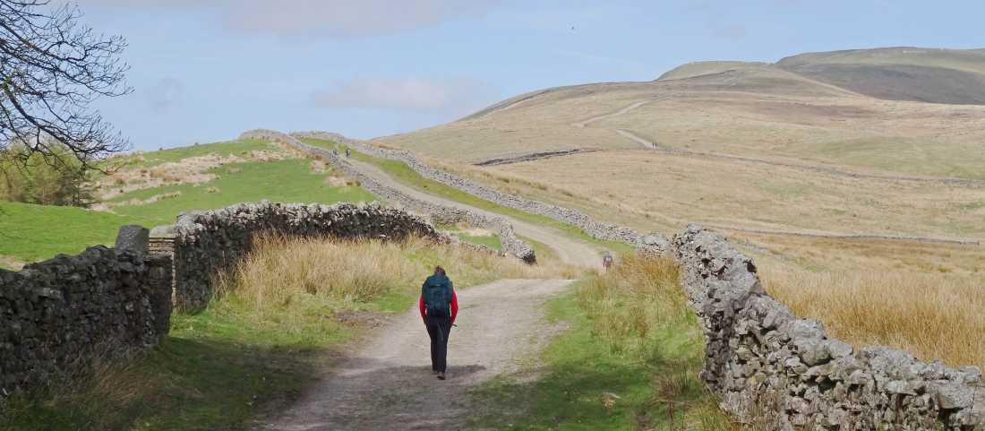 A hikers ascending Great Shunner Fell |  John Millen