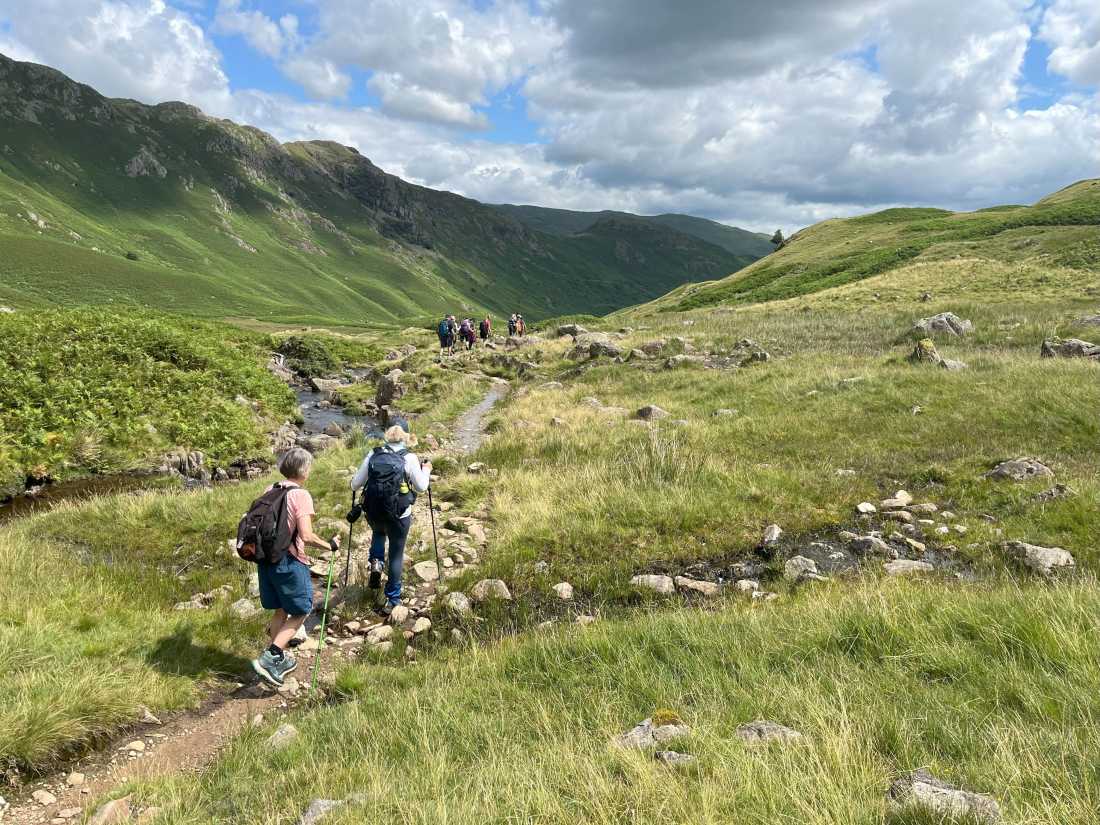 Coast to Coast Hike from Borrowdale to Grasmere