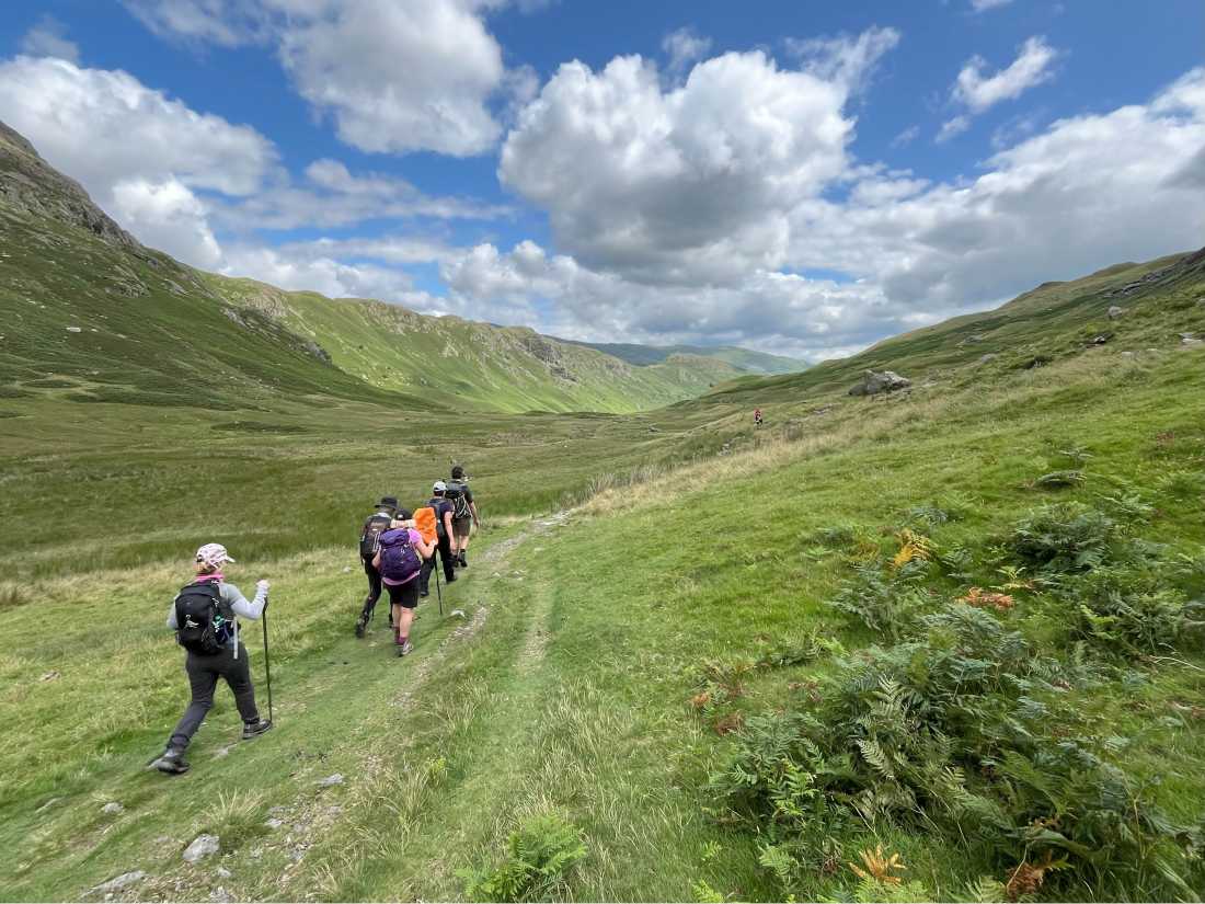 Coast to Coast Hike from Borrowdale to Grasmere