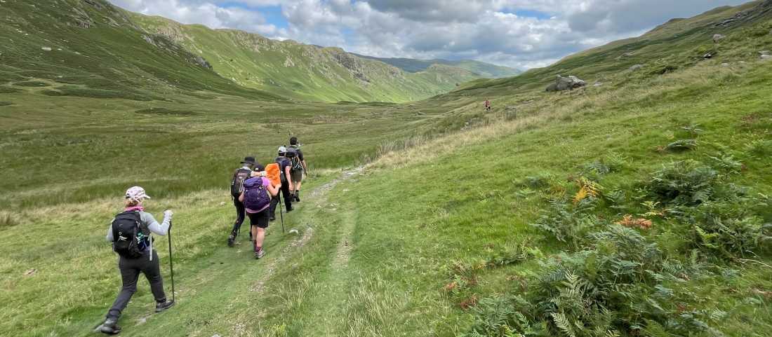 Coast to Coast Hike from Borrowdale to Grasmere