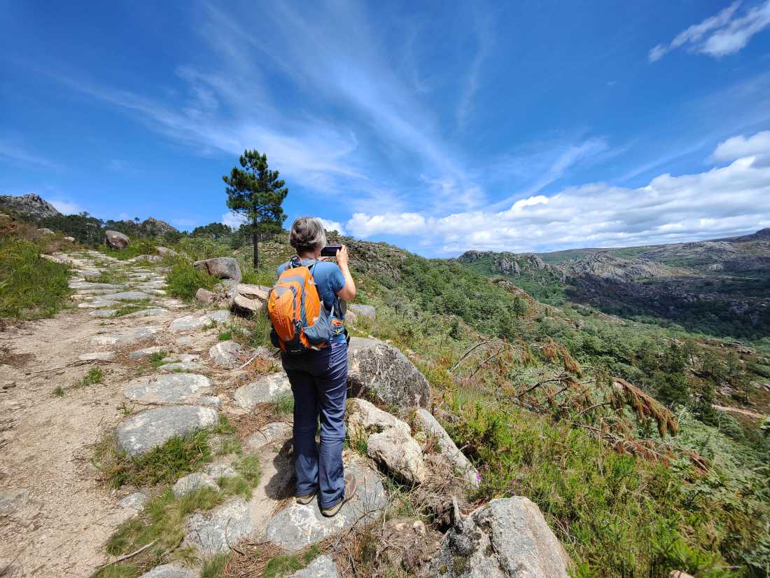 Enjoying the views, Peneda Geres National Park, Portugal