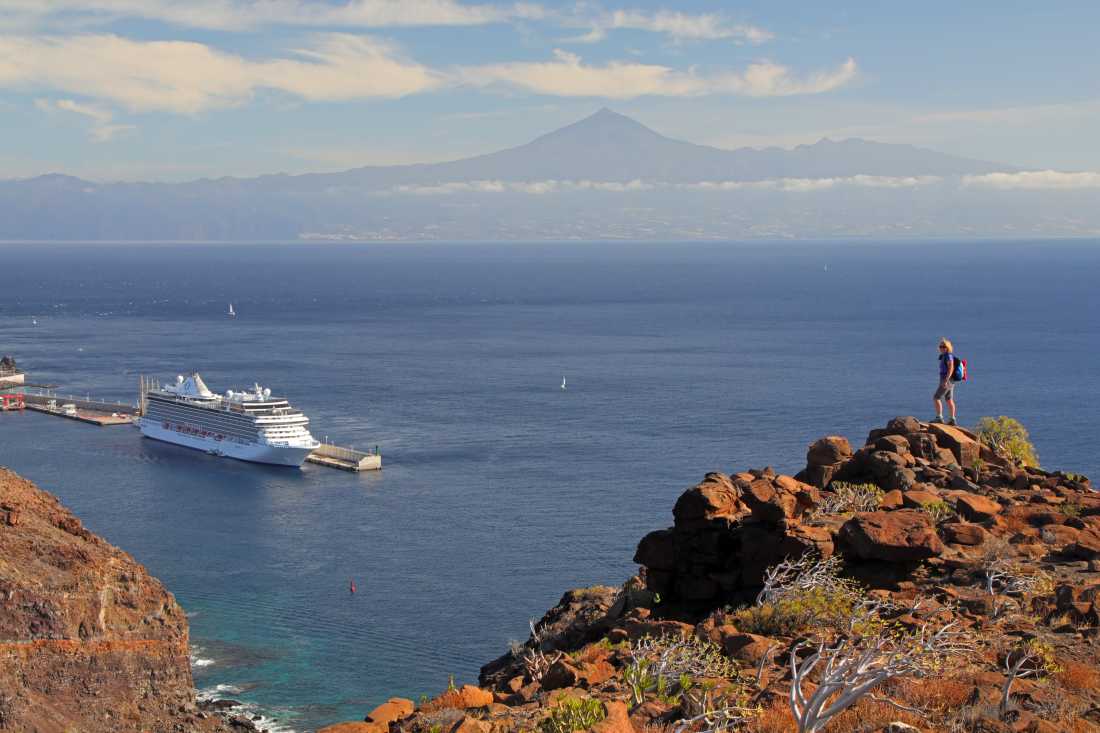 Punta Canarios, overlooking Tenerife and Mt. Teide |  John Millen